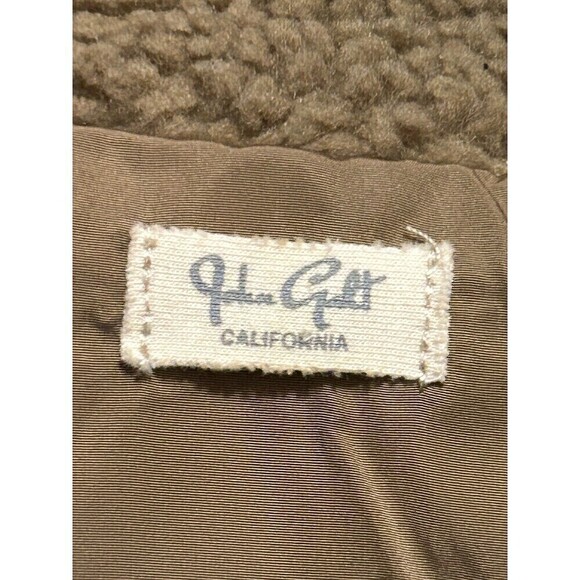 John Galt Full Zip Jacket long sleeve fuzzy Camel brown Women’s One Size teddy - Picture 3 of 16